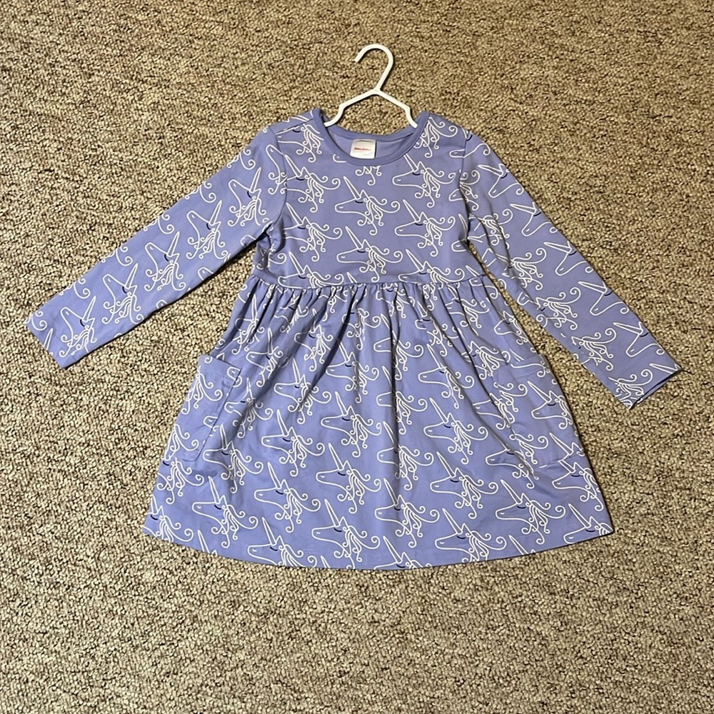 Hanna Andersson Blue Long Sleeve Dress